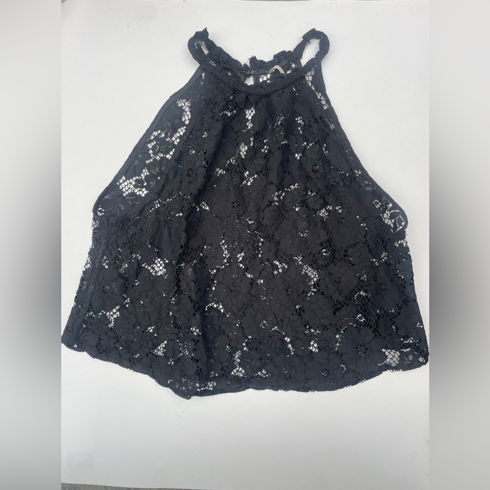 Free People Sweet Meadow Dreams
Black Lace top  Retail $88 medium - Picture 4 of 7